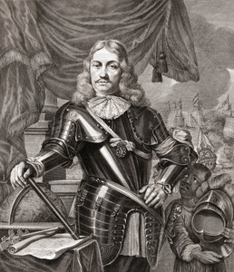 Cornelis Maartenszoon Tromp, podle rytiny Lamberta Visschera z obrazu Ferdinanda Bola od Ferdinand Bol