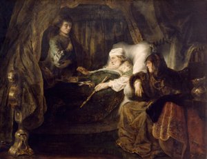 Davidovo poslední přikázání Šalomounovi od Ferdinand Bol