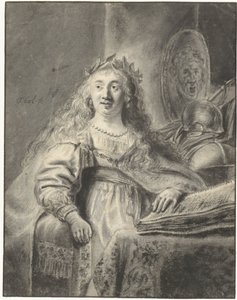 Minerva ve své pracovně od Ferdinand Bol