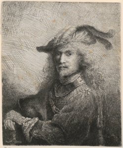 Portrét důstojníka (možná umělcův autoportrét?) od Ferdinand Bol