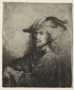 Portrét důstojníka od Ferdinand Bol