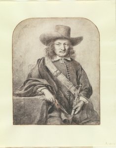 Portrét důstojníka z Goudy od Ferdinand Bol