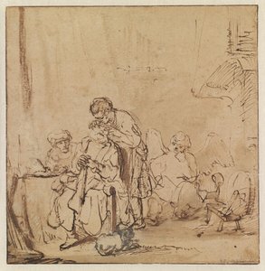 Uzdravení Tobita od Ferdinand Bol