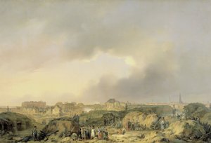 Citadela v Antverpách krátce po obležení 19. listopadu až 23. prosince 1832 a kapitulaci holandské Garissonové do rukou Francouzů od Ferdinand De Braekeleer (I)