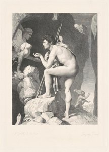 Oidipus od Ferdinand Gaillard, after Jean Auguste Dominique Ingres