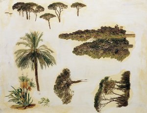 Stromové studie z Říma od Ferdinand Georg Waldmuller