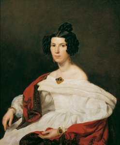 Manželka dvorního úředníka Josefa von Stadlera od Ferdinand Georg Waldmuller