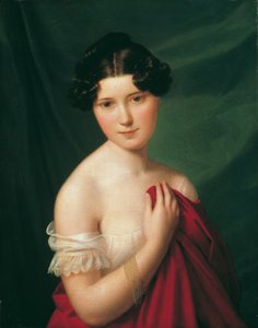 Dvorní herečka Sophie Müller od Ferdinand Georg Waldmuller