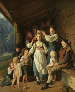 Družička od Ferdinand Georg Waldmuller