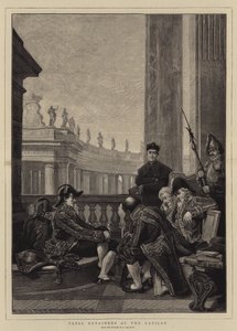 Papežští zadržovatelé ve Vatikánu od Ferdinand Heilbuth