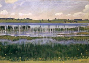Jezero Burgäschi od Ferdinand Hodler