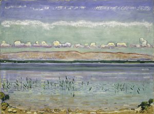 Ženevské jezero s kopci Jura, 1911 od Ferdinand Hodler