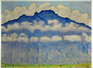 Krajina v Bernském Oberlandu od Ferdinand Hodler
