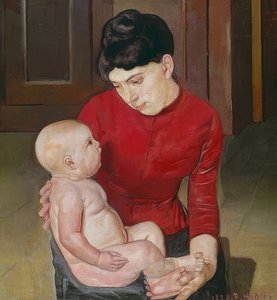 Matka a dítě. 1887 od Ferdinand Hodler