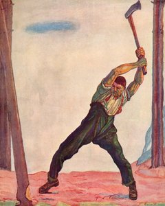 Dřevorubec, 1910. od Ferdinand Hodler