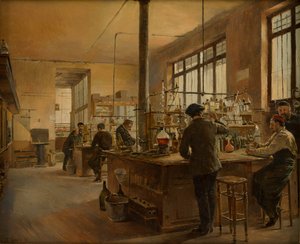 Městská chemická laboratoř, Pařížská policejní prefektura, 1887.
