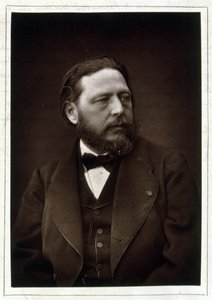 portrét Julese Bretona (1827-1906) (černobílá fotografie) od Ferdinand Mulnier