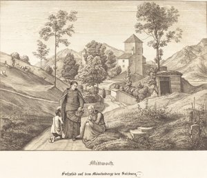 Středa - Pěšina na Mönchsberge u Salzburgu