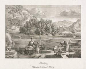 Sedm pohledů v Salcburku a Berchtesgadenu: pondělí: Rosenecker Garden Salzburg