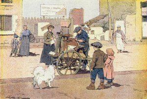Třepačka, v Obrázkové knize dětství, kolem roku 1900 (rytina) od Ferdinand Raffin