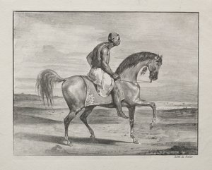 Afričan na koni, 1823. od Ferdinand Victor Eugene Delacroix