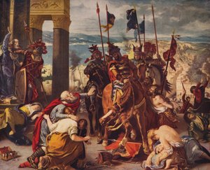 Vstup křižáků do Konstantinopole, 1840, c1915 od Ferdinand Victor Eugene Delacroix