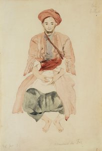 Kupec z Fezu, kolem roku 1832 od Ferdinand Victor Eugene Delacroix