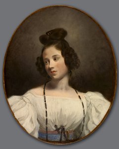 Slečna Alexandrine-Julie de la Boutraye, kolem 1832-1834 od Ferdinand Victor Eugene Delacroix