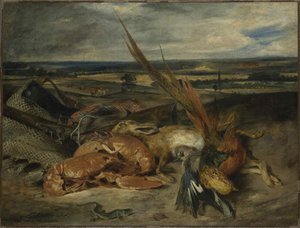Zátiší s humrem, 1827. od Ferdinand Victor Eugene Delacroix