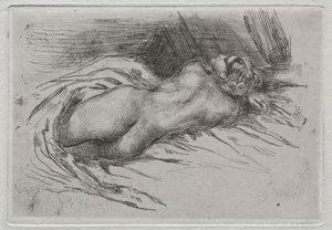 Studie ženy viděné zezadu, 1833. od Ferdinand Victor Eugene Delacroix