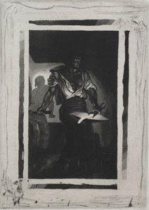 Kovář. od Ferdinand Victor Eugene Delacroix