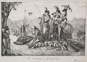 Raci z Longchamps, 1822. od Ferdinand Victor Eugene Delacroix