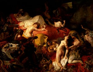 Smrt Sardanapala od Ferdinand Victor Eugene Delacroix