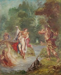 Čtvero ročních období, Léto: Diana a Actaeon, 1862 od Ferdinand Victor Eugene Delacroix