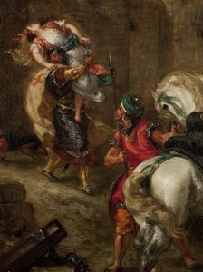 Znásilnění Rebeccy od Ferdinand Victor Eugene Delacroix