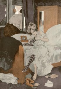 Na líbánkách od Ferdinand von Reznicek