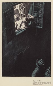 Požehnání manželství (barevné lito) od Ferdinand von Reznicek