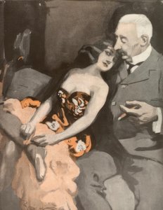 Chceš si mě vzít, tlustá holka? Jdi, kup mi raději večerní kabát! od Ferdinand von Reznicek