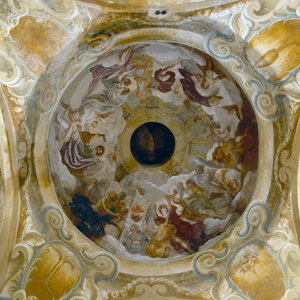 Malovaná kopule, 1685-86