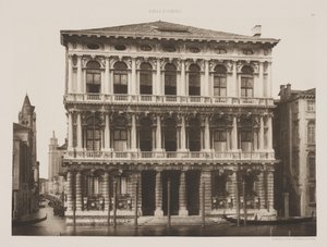 Palác Rezzonico od Ferdinando Ongania