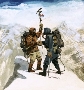 Hillary a Tensing dosáhli vrcholu Mount Everestu