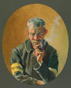 Civilní vězeň ze severní Francie, Gustrow od Fernand Barbier