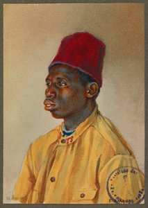 Madion - Diouf , senegalský voják, Gustrow od Fernand Barbier