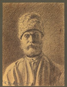 Portrét ruského vězně od Fernand Barbier