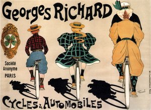 Jízdní kola a auta Georges Richard, 1896 od Fernand Fernel