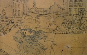 Bruggy, Smrt od Fernand Khnopff