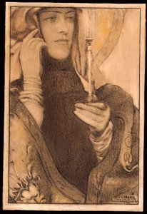Kadidlo, 1917 od Fernand Khnopff