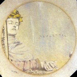 Už nikdy (tužka a barevné křídy na papíře) od Fernand Khnopff