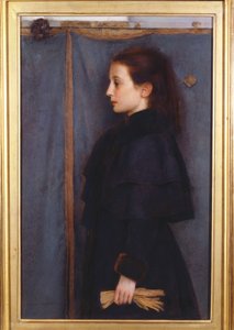 Portrét Jeanne de Bauer, 1890 od Fernand Khnopff