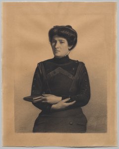 Portrét Madame Jules Ricard, rozené Augustine Bulteau od Fernand Khnopff